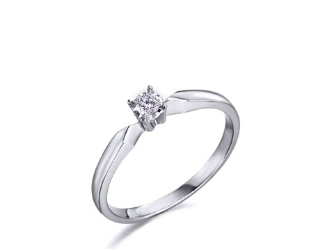 Anel Joalharia, 18kl Lecarre com diamantes
