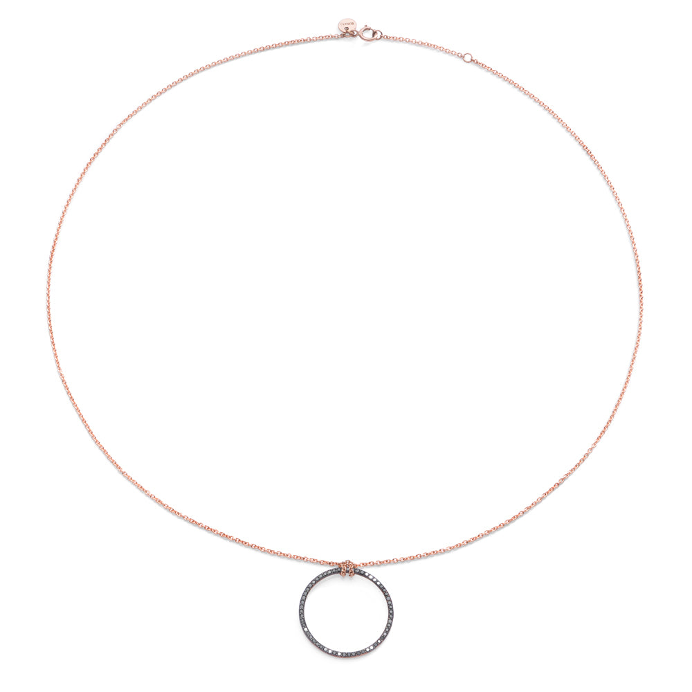 Colar "Black Diamonds Circle"