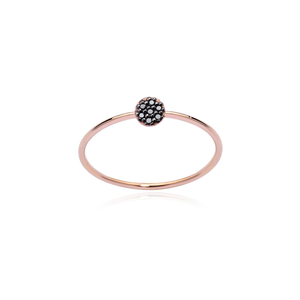 Anel XS "Black Diamonds"