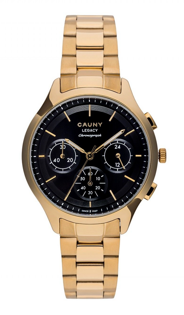 Relógio Cauny Legacy Woman Gold Chrono